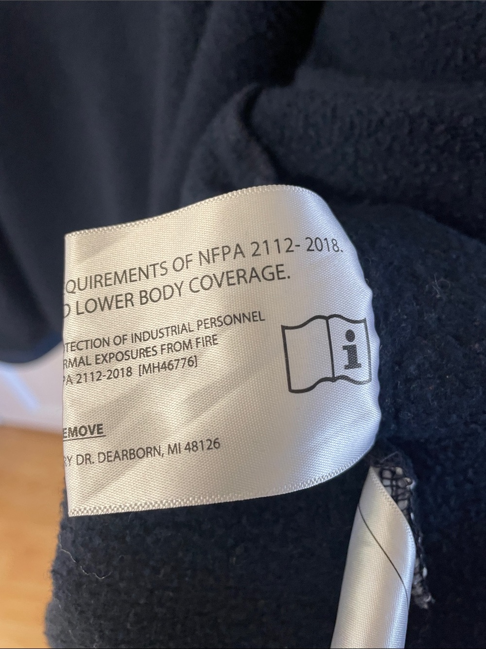 Carhartt FR Flame Resistant loose fit navy full zip front hoodie men’s size 2X - Picture 11 of 16